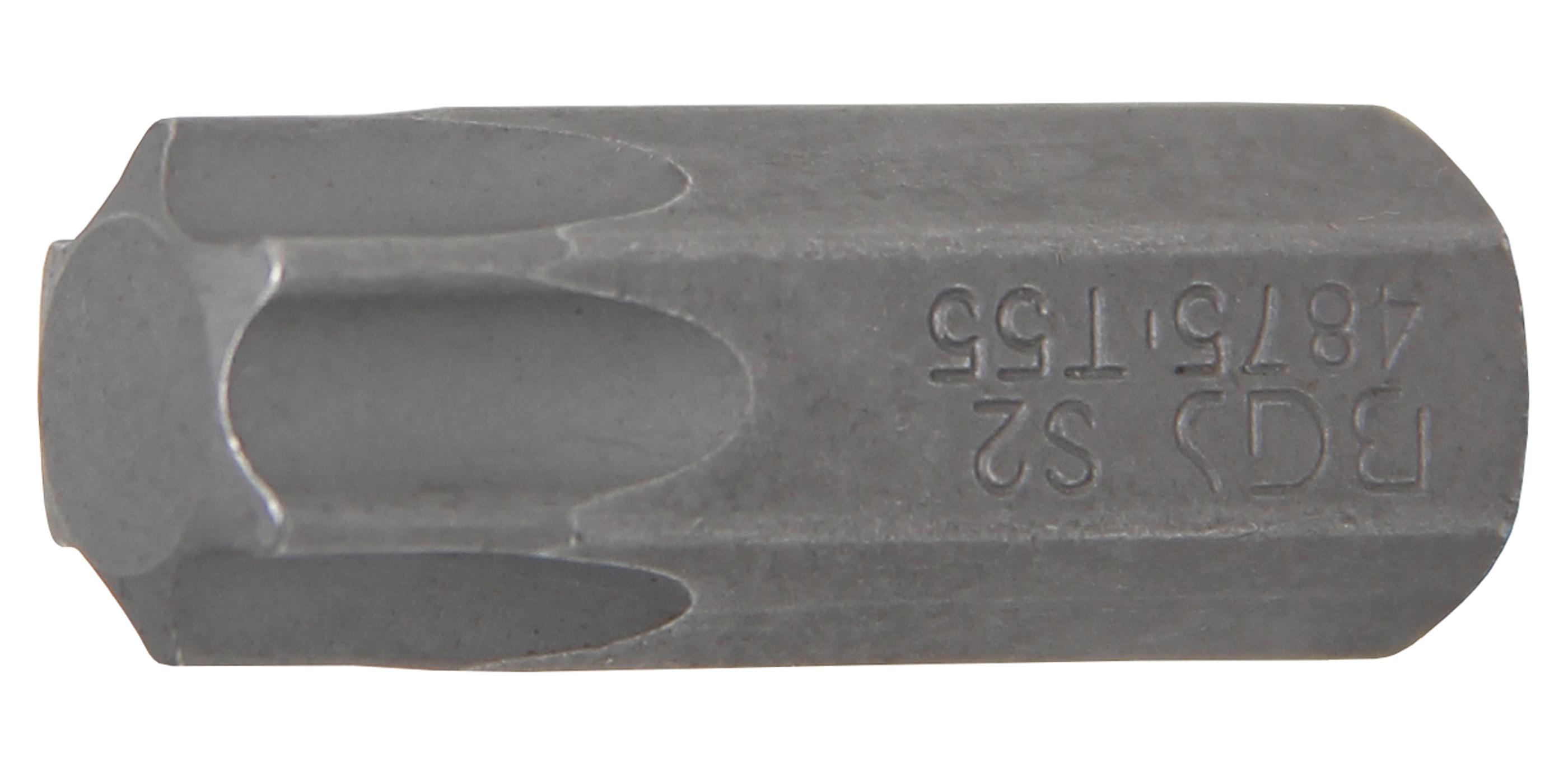 Bit | Länge 30 mm | Antrieb Außensechskant 10 mm (3/8") | T-Profil (für Torx) T55 BGS4875