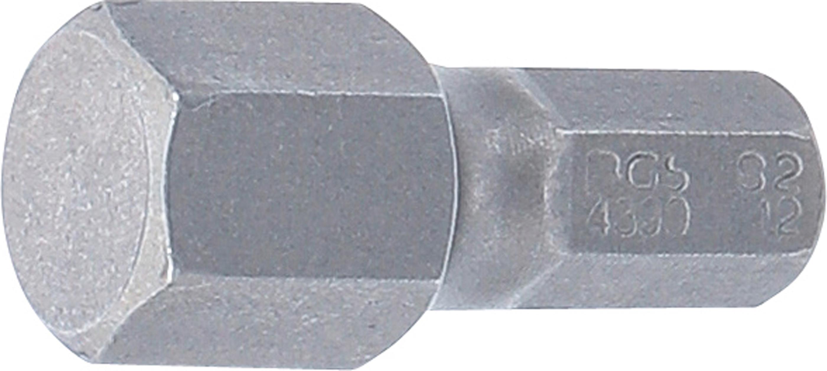Bit | Länge 30 mm | Antrieb Außensechskant 8 mm (5/16") | Innensechskant 12 mm BGS4390