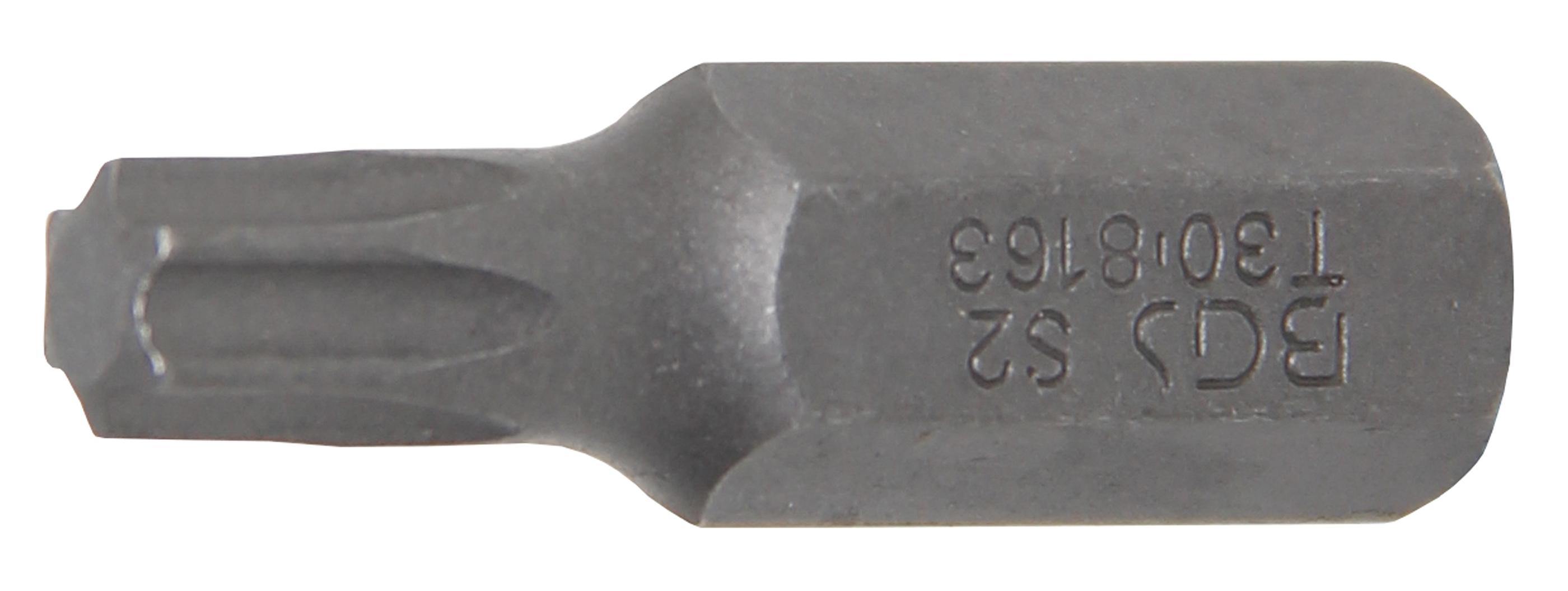 Bit | Länge 30 mm | Antrieb Außensechskant 8 mm (5/16") | T-Profil (für Torx) T30 BGS8163