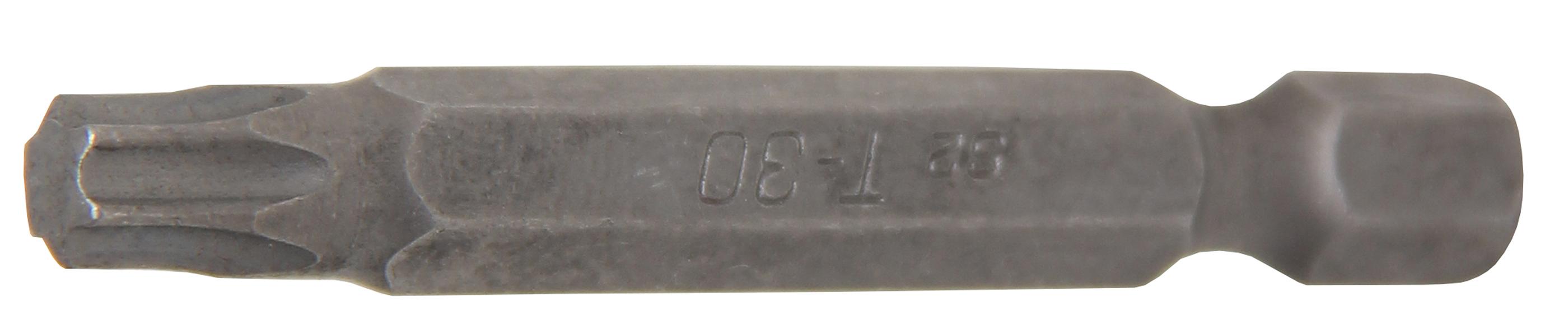 Bit | Länge 50 mm | Antrieb Außensechskant 6,3 mm (1/4") | T-Profil (für Torx) T30 BGS4593