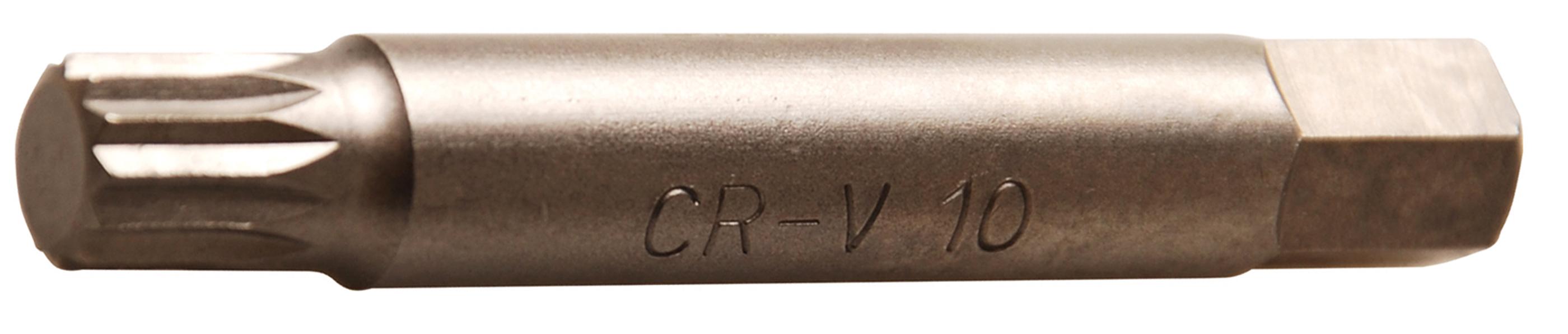 Bit | Länge 75 mm | Antrieb Außensechskant 10 mm (3/8") | Innenvielzahn (für XZN) M10 BGS4246-M10