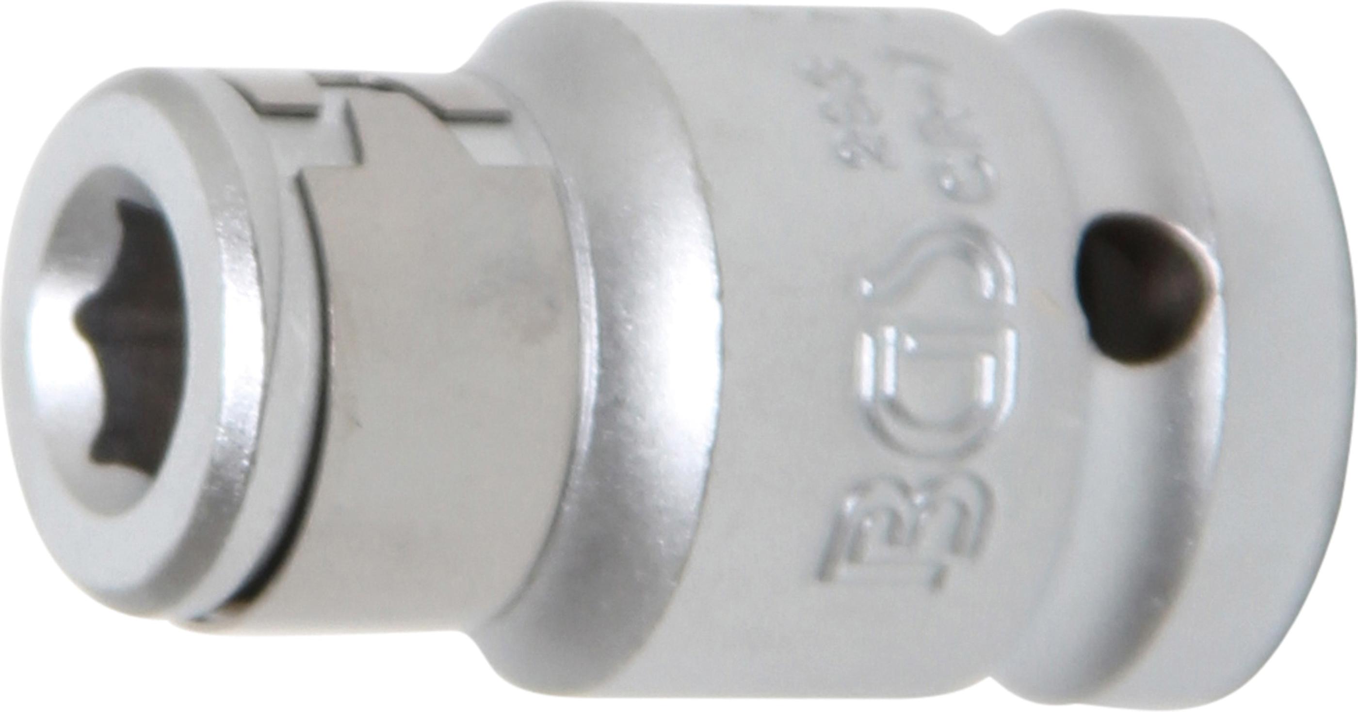 Bit-Adapter mit Haltekugel | Innenvierkant 12,5 mm (1/2") | Innensechskant 8 mm (5/16") BGS293