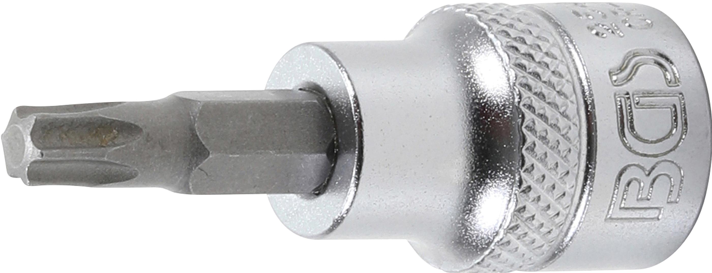 Bit-Einsatz | Antrieb Innenvierkant 10 mm (3/8") | T-Profil (für Torx) T25 BGS2543