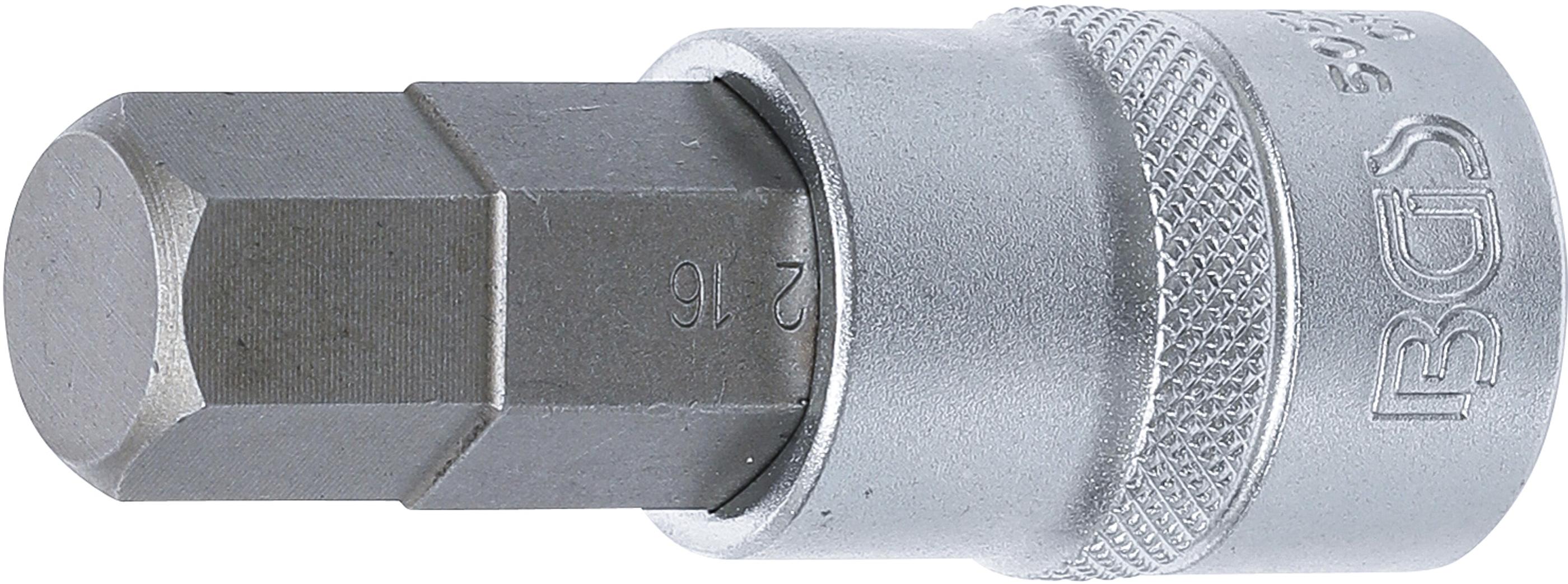 Bit-Einsatz | Antrieb Innenvierkant 12,5 mm (1/2") | Innensechskant 16 mm BGS5052-16