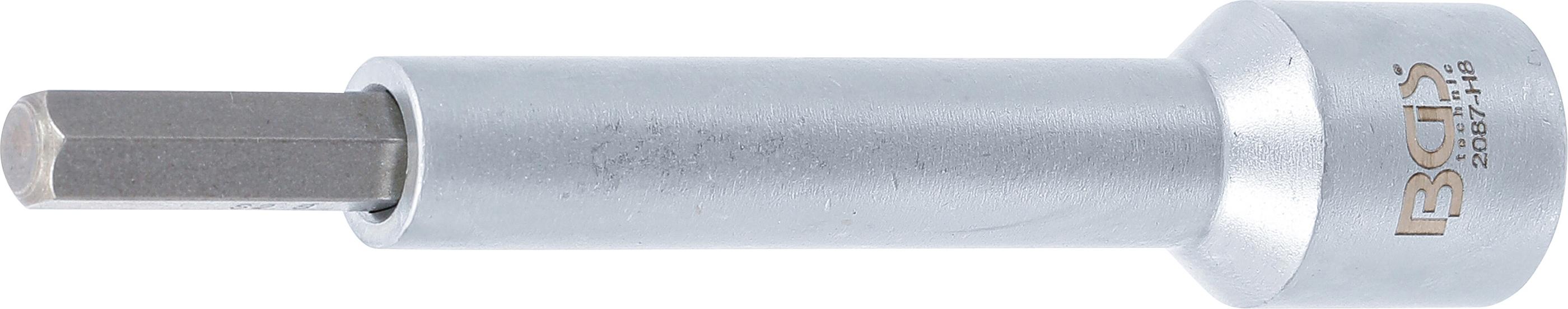 Bit-Einsatz | Antrieb Innenvierkant 12,5 mm (1/2") | Innensechskant 8 mm BGS2087-H8