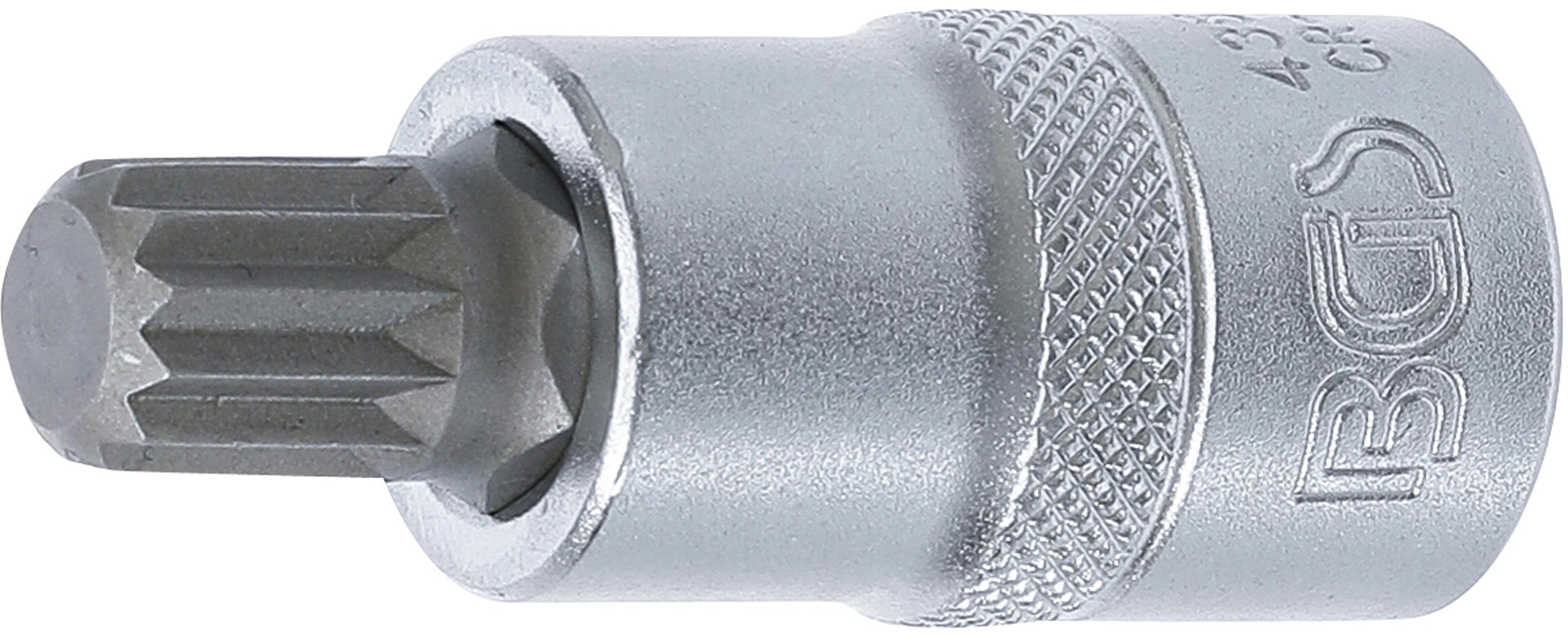 Bit-Einsatz | Antrieb Innenvierkant 12,5 mm (1/2") | Innenvielzahn (für XZN) M12 BGS4354