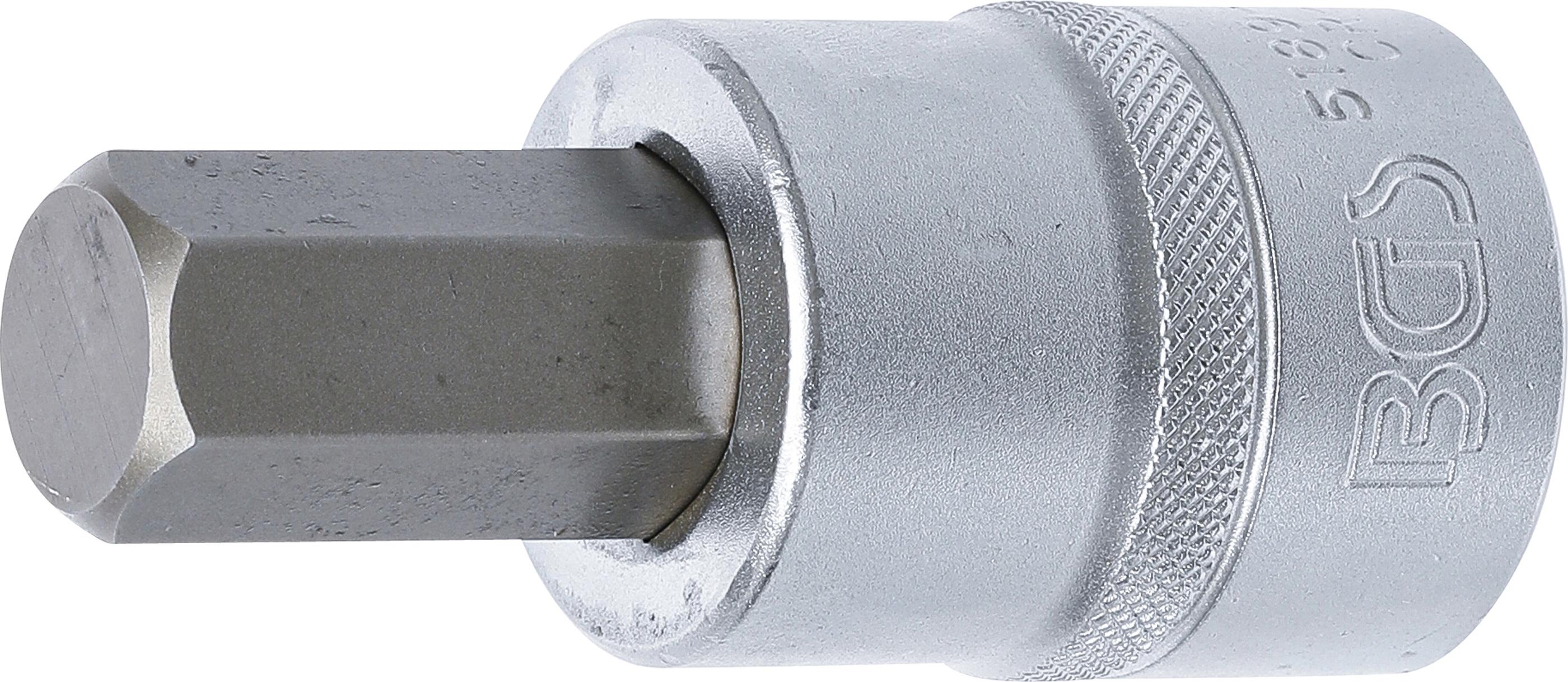 Bit-Einsatz | Antrieb Innenvierkant 20 mm (3/4") | Innensechskant 19 mm BGS5189-H19