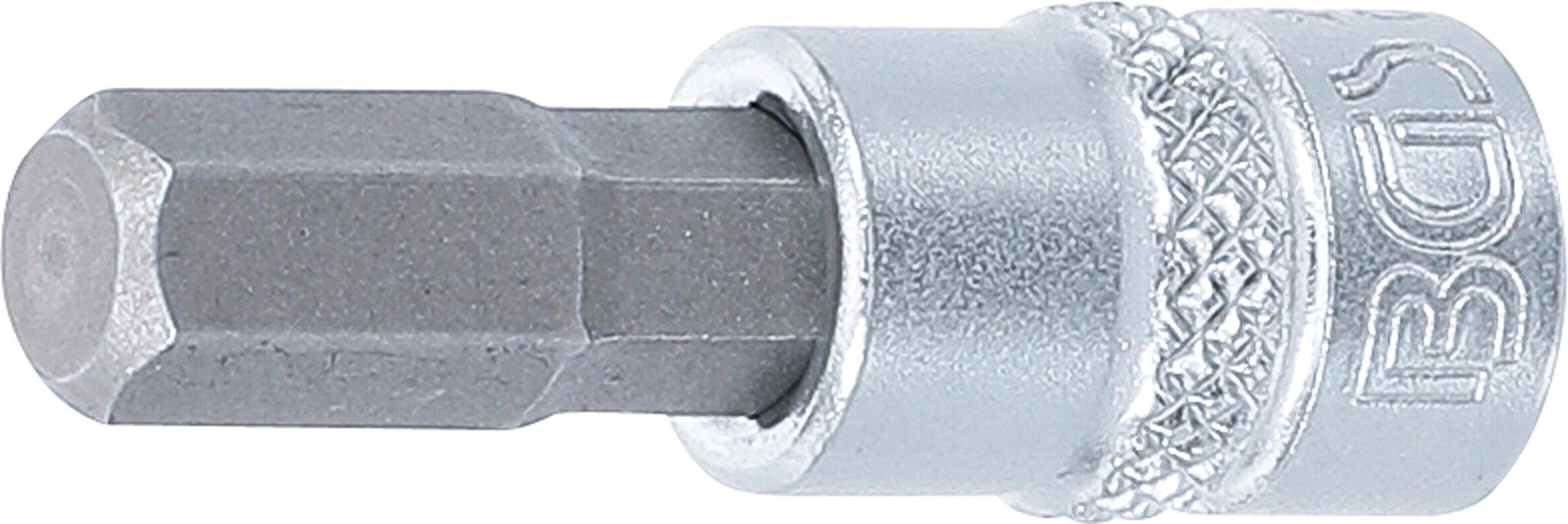 Bit-Einsatz | Antrieb Innenvierkant 6,3 mm (1/4") | Innensechskant 7 mm BGS2501