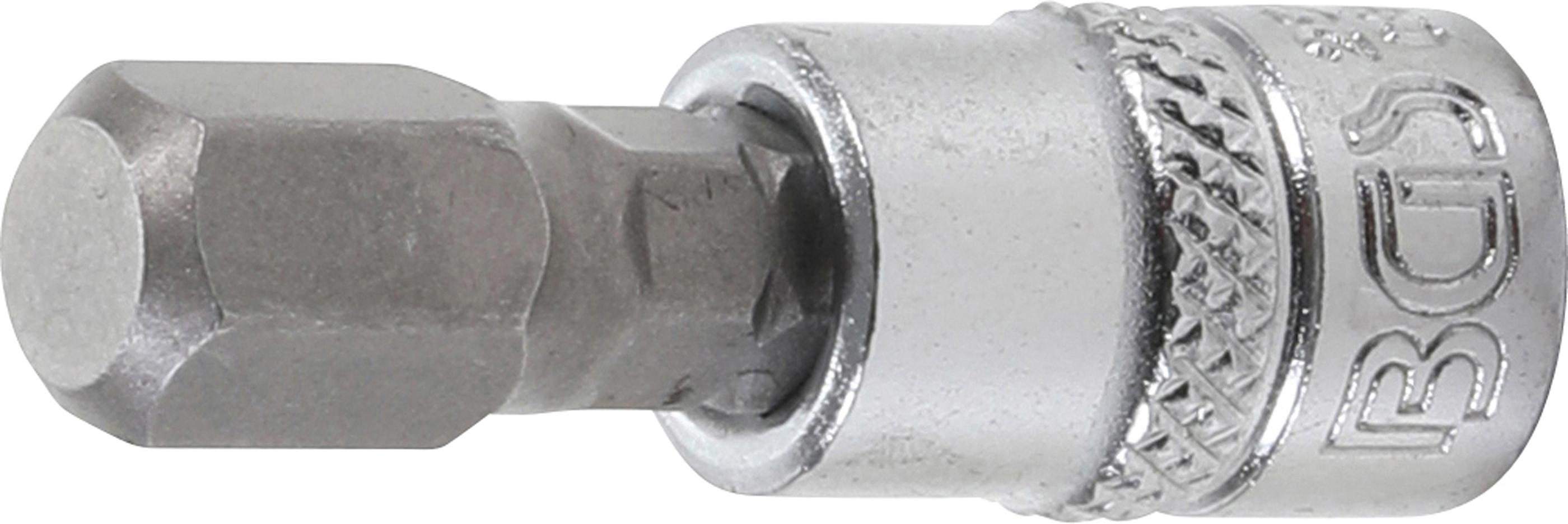 Bit-Einsatz | Antrieb Innenvierkant 6,3 mm (1/4") | Innensechskant 8 mm BGS2502