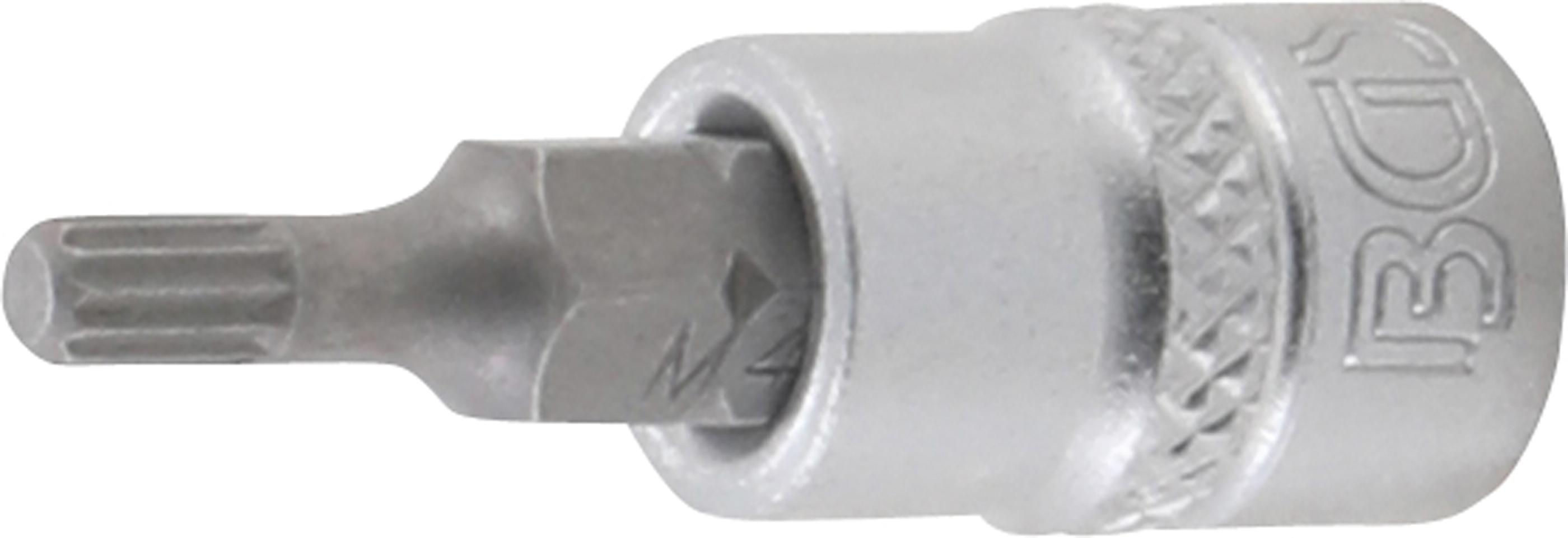 Bit-Einsatz | Antrieb Innenvierkant 6,3 mm (1/4") | Innenvielzahn (für XZN) M4 BGS5105-M4