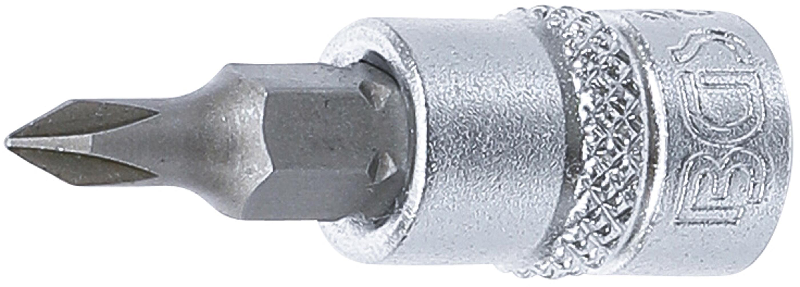 Bit-Einsatz | Antrieb Innenvierkant 6,3 mm (1/4") | Kreuzschlitz PH0 BGS2504