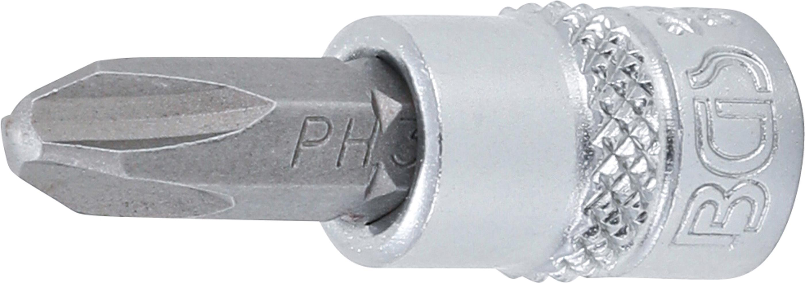 Bit-Einsatz | Antrieb Innenvierkant 6,3 mm (1/4") | Kreuzschlitz PH3 BGS2489