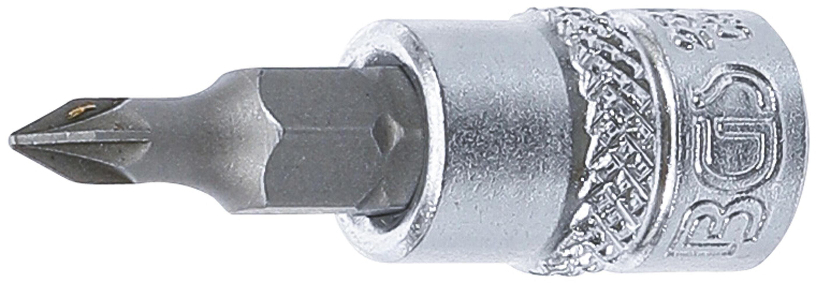 Bit-Einsatz | Antrieb Innenvierkant 6,3 mm (1/4") | Kreuzschlitz PZ0 BGS2505