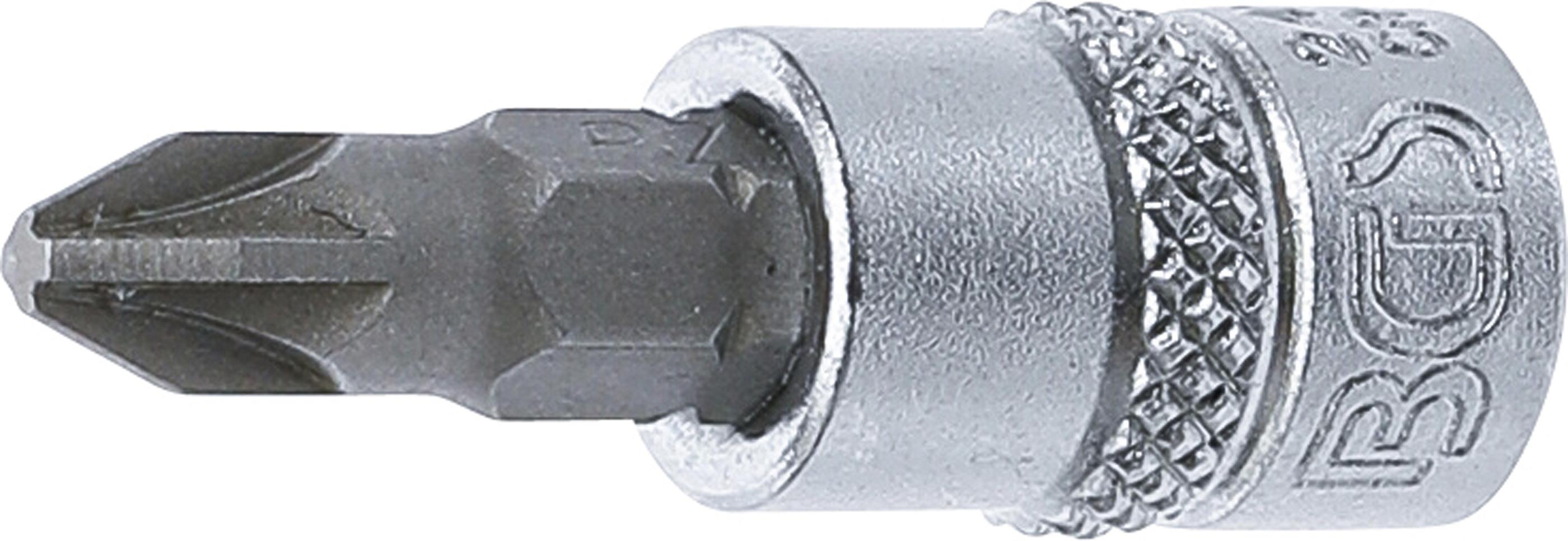 Bit-Einsatz | Antrieb Innenvierkant 6,3 mm (1/4") | Kreuzschlitz PZ2 BGS2491