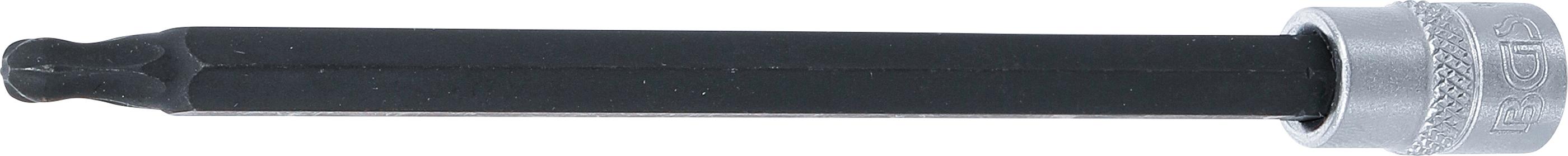 Bit-Einsatz | Antrieb Innenvierkant 6,3 mm (1/4") | T-Profil (für Torx) mit Kugelkopf T30 BGS8618-T30