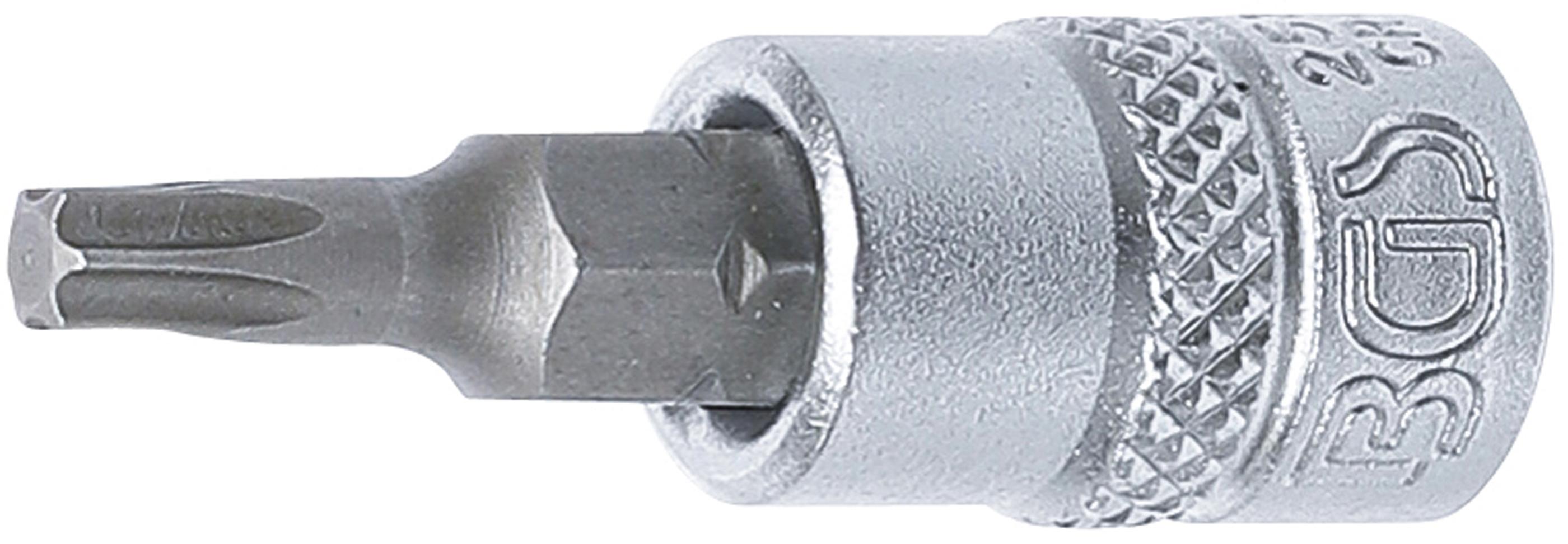 Bit-Einsatz | Antrieb Innenvierkant 6,3 mm (1/4") | T-Profil (für Torx) T20 BGS2592