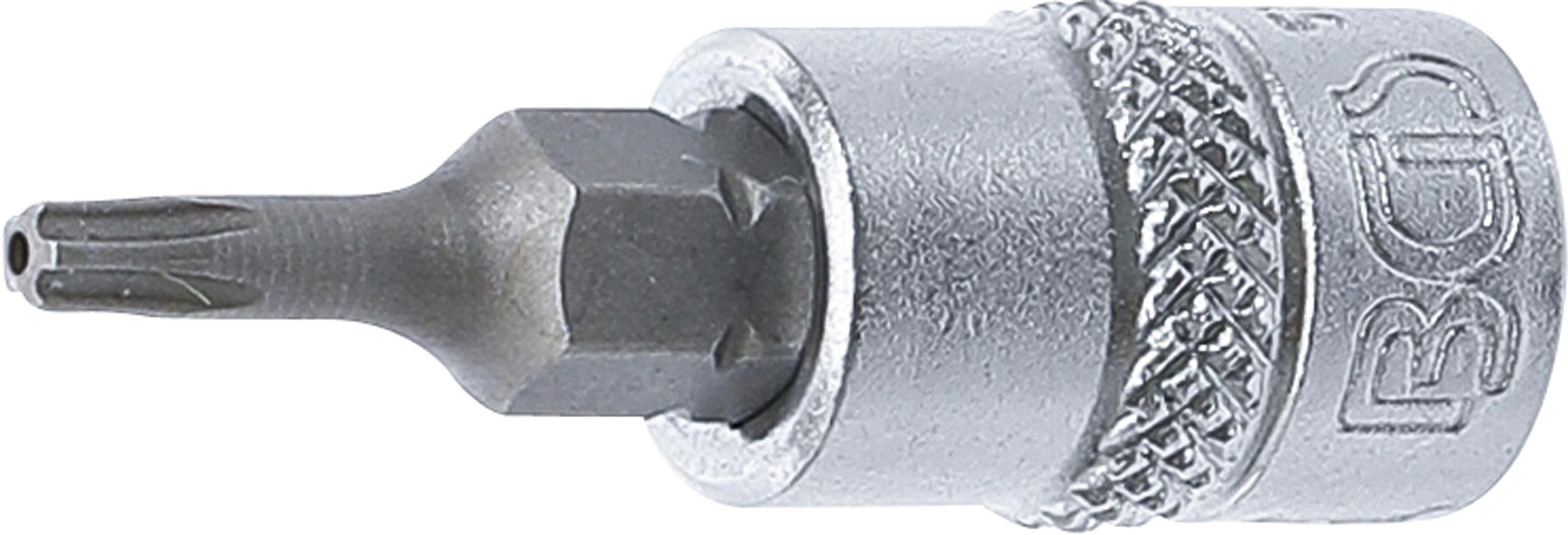 Bit-Einsatz | Antrieb Innenvierkant 6,3 mm (1/4") | TS-Profil (für Torx Plus) mit Bohrung TS10 BGS5184-TS10