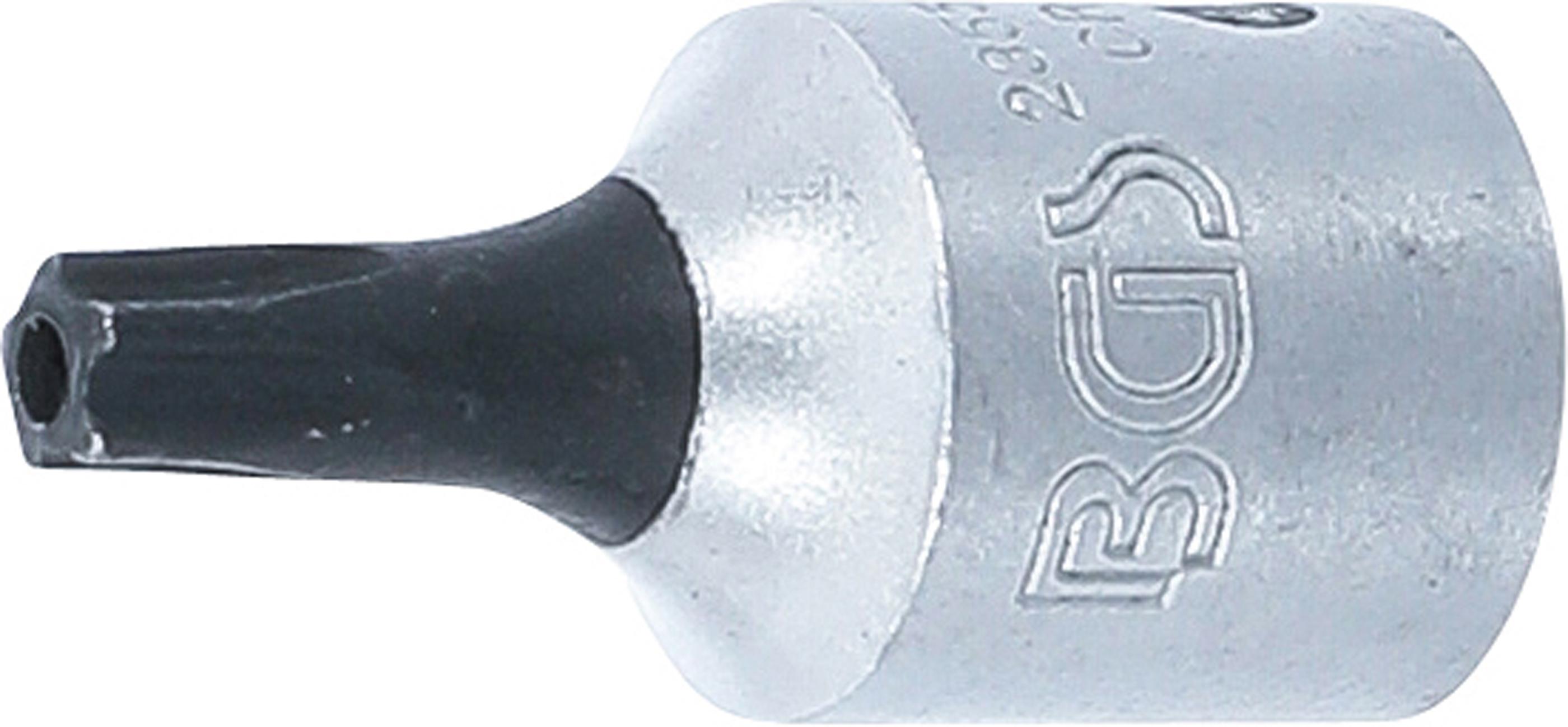 Bit-Einsatz | Antrieb Innenvierkant 6,3 mm (1/4") | TS-Profil (für Torx Plus) mit Bohrung TS20 BGS2355-TS20