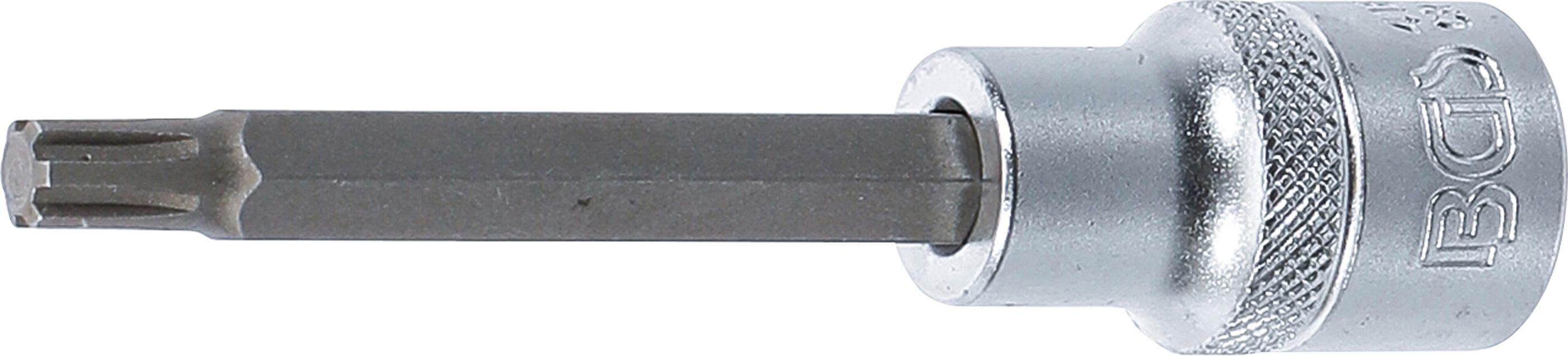 Bit-Einsatz | Länge 100 mm | Antrieb Innenvierkant 12,5 mm (1/2") | Keil-Profil (für RIBE) M7 BGS4162