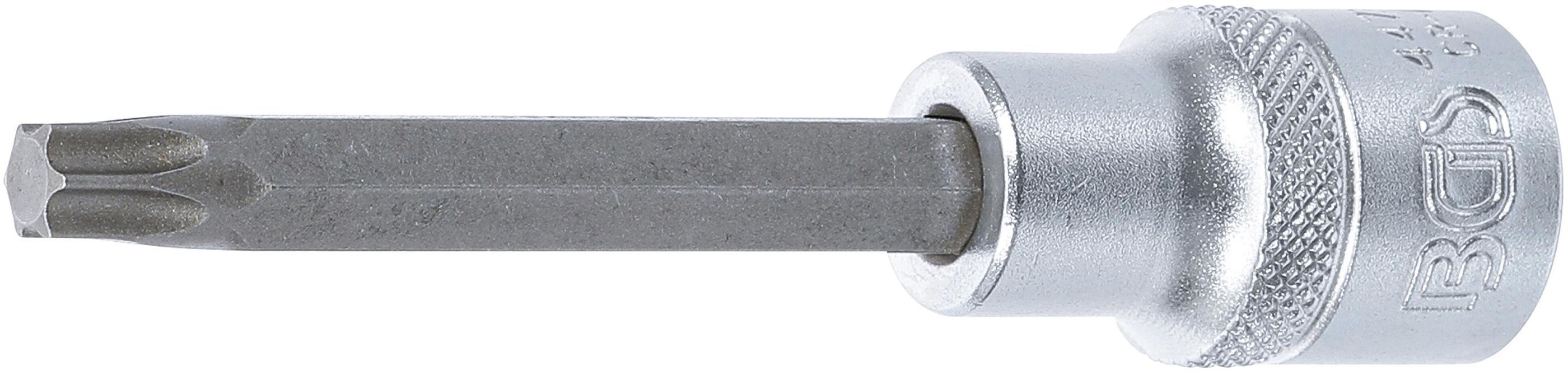 Bit-Einsatz | Länge 100 mm | Antrieb Innenvierkant 12,5 mm (1/2") | T-Profil (für Torx) T45 BGS4473
