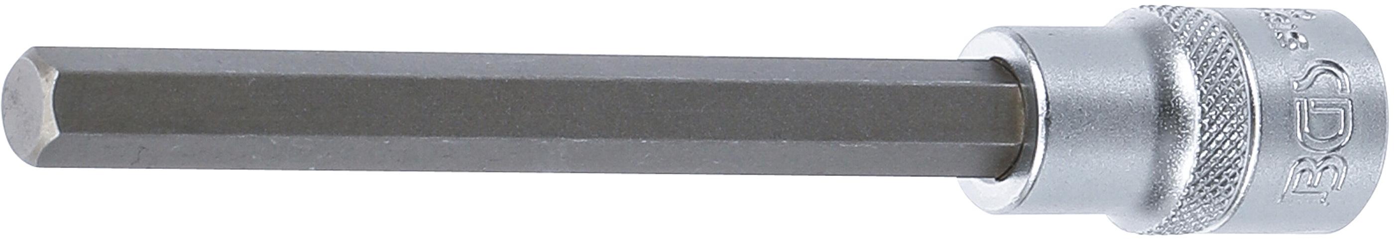 Bit-Einsatz | Länge 140 mm | Antrieb Innenvierkant 12,5 mm (1/2") | Innensechskant 10 mm BGS5184-H10