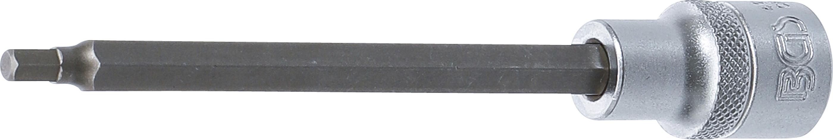 Bit-Einsatz | Länge 140 mm | Antrieb Innenvierkant 12,5 mm (1/2") | Innensechskant 5 mm BGS4270