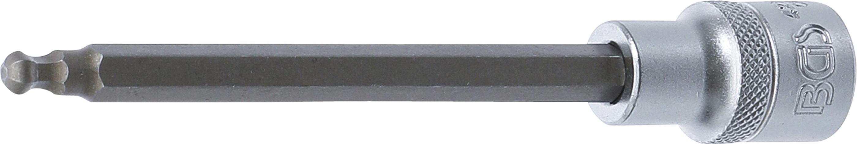Bit-Einsatz | Länge 140 mm | Antrieb Innenvierkant 12,5 mm (1/2") | Innensechskant mit Kugelkopf 6 mm BGS4258-6