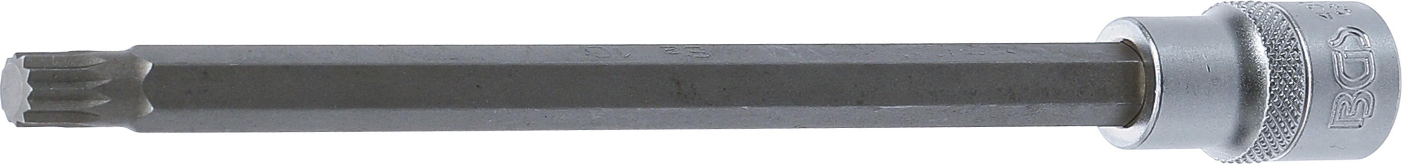 Bit-Einsatz | Länge 200 mm | Antrieb Innenvierkant 12,5 mm (1/2") | Innenvielzahn (für XZN) M10 BGS4335