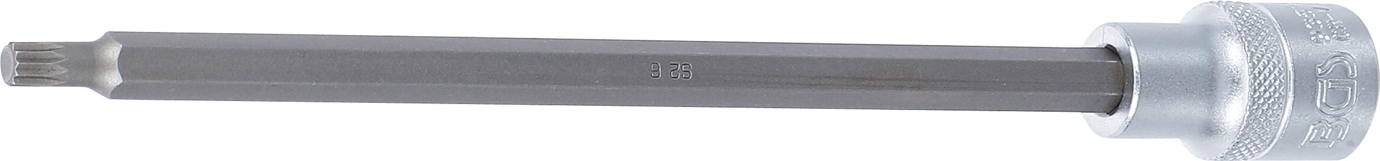 Bit-Einsatz | Länge 200 mm | Antrieb Innenvierkant 12,5 mm (1/2") | Innenvielzahn (für XZN) M6 BGS9351