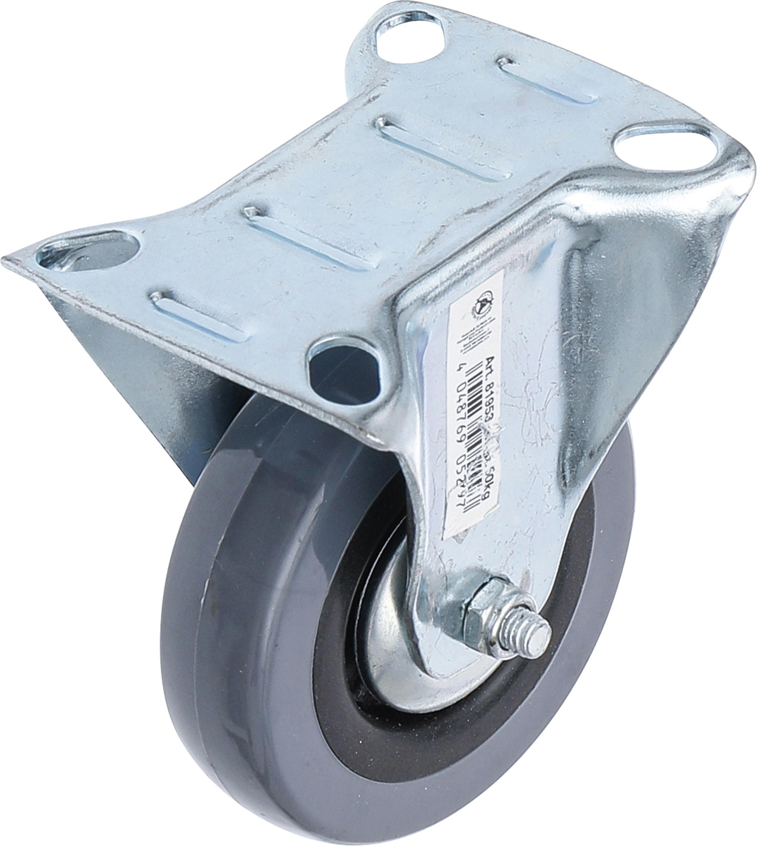 Bockrolle | mit Anschraubsockel | Ø 75 mm BGS81953