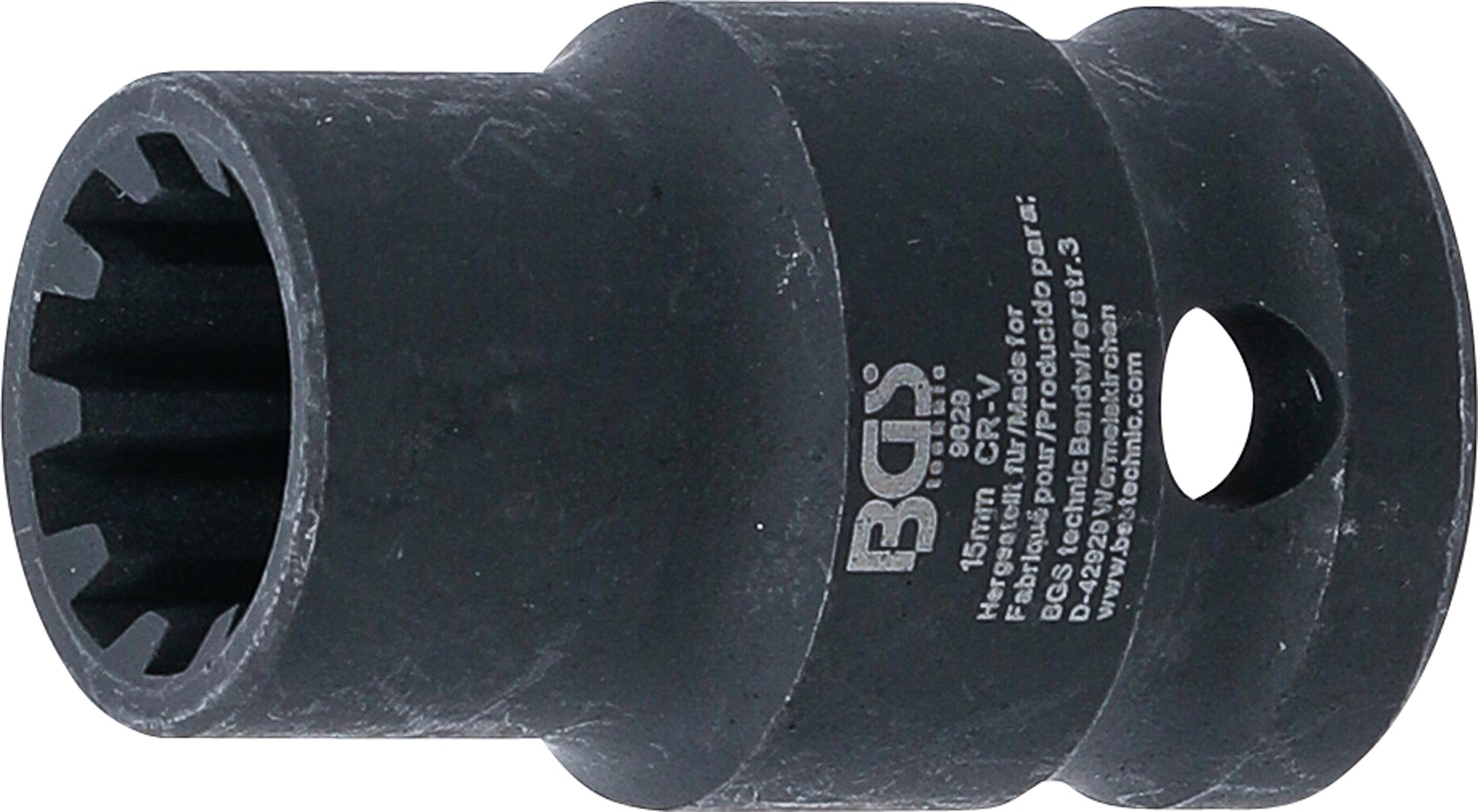 Bremssattel-Einsatz | 10-kant | für VAG und Porsche | SW 15 mm BGS9629