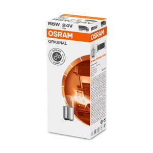 10 OSRAM ORGINAL METAL BASE R5W Signallampen 50lm 5W
