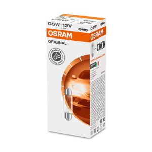 10 OSRAM ORIGINAL FESTOON C5W Signallampen 12V 5W