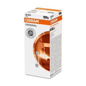 10 OSRAM ORIGINAL FESTOON Signallampen 24V 10W