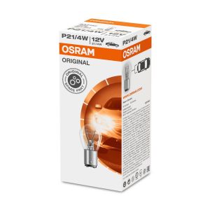 10 OSRAM ORIGINAL LINE P21/4W Signallampen mit Metallsockel 12V 21/4W 440/15lm