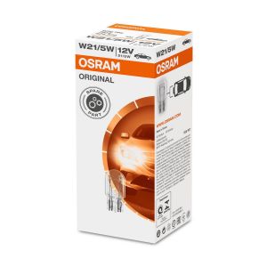 10 OSRAM ORIGINAL LINE W21/5W Signallampen mit Glasquetschsockel
