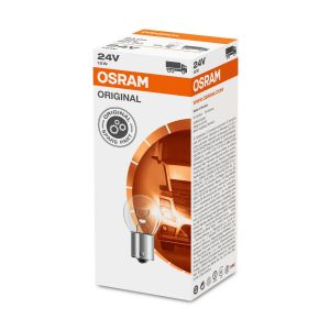10 OSRAM ORIGINAL METAL BASE Signallampen 210lm 15W 24V