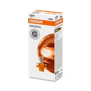10 OSRAM ORIGINAL PLASTIC MF BASE Signallampen 3,6lm 12V