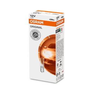 10 OSRAM Signallampen mit Glasquetschsockel 12V 1W 7,5lm 2721