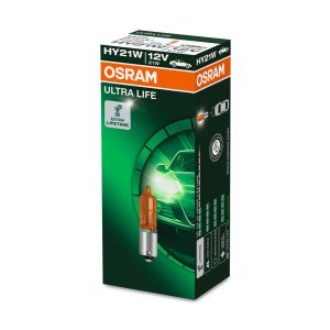 10 OSRAM ULTRA LIFE Signallampen HY21W 25W 12V 300lm 64137ULT