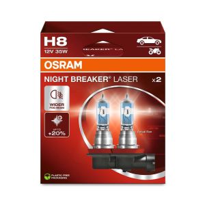 2 OSRAM NIGHT BREAKER LASER H8 Halogen-Scheinwerferlampen 12V PKW