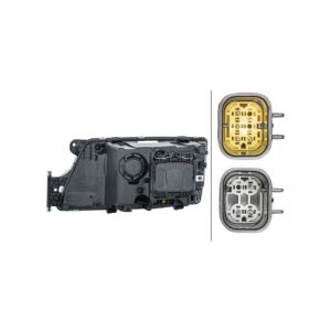 HELLA 1EH 354 987-141 Halogen/LED-Hauptscheinwerfer - rechts - für u.a. MAN TGX/TGS