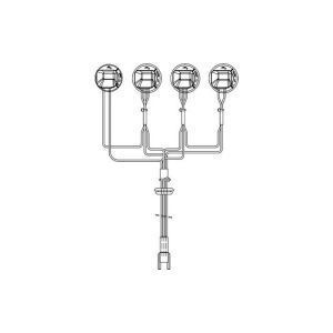 HELLA 8KA 155 372-001 Kabelsatz, Hauptscheinwerfer