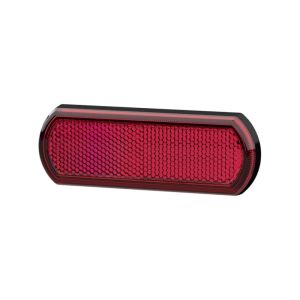 HELLA 8RA 013 403-001 Rückstrahler - Shapeline Tech - Lichtscheibenfarbe: rot - rechteckig - geklebt/A