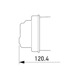 HELLA 9GH 145 943-001 Kappe, Fernscheinwerfer
