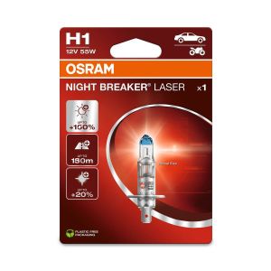 OSRAM NIGHT BREAKER LASER H1 Halogen-Scheinwerferlampe 12V