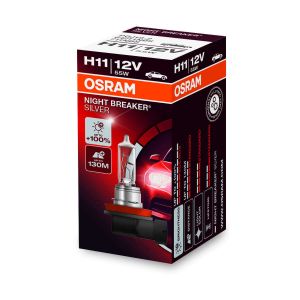 OSRAM NIGHT BREAKER SILVER H11 Halogen-Scheinwerferlampen 1350lm 55W