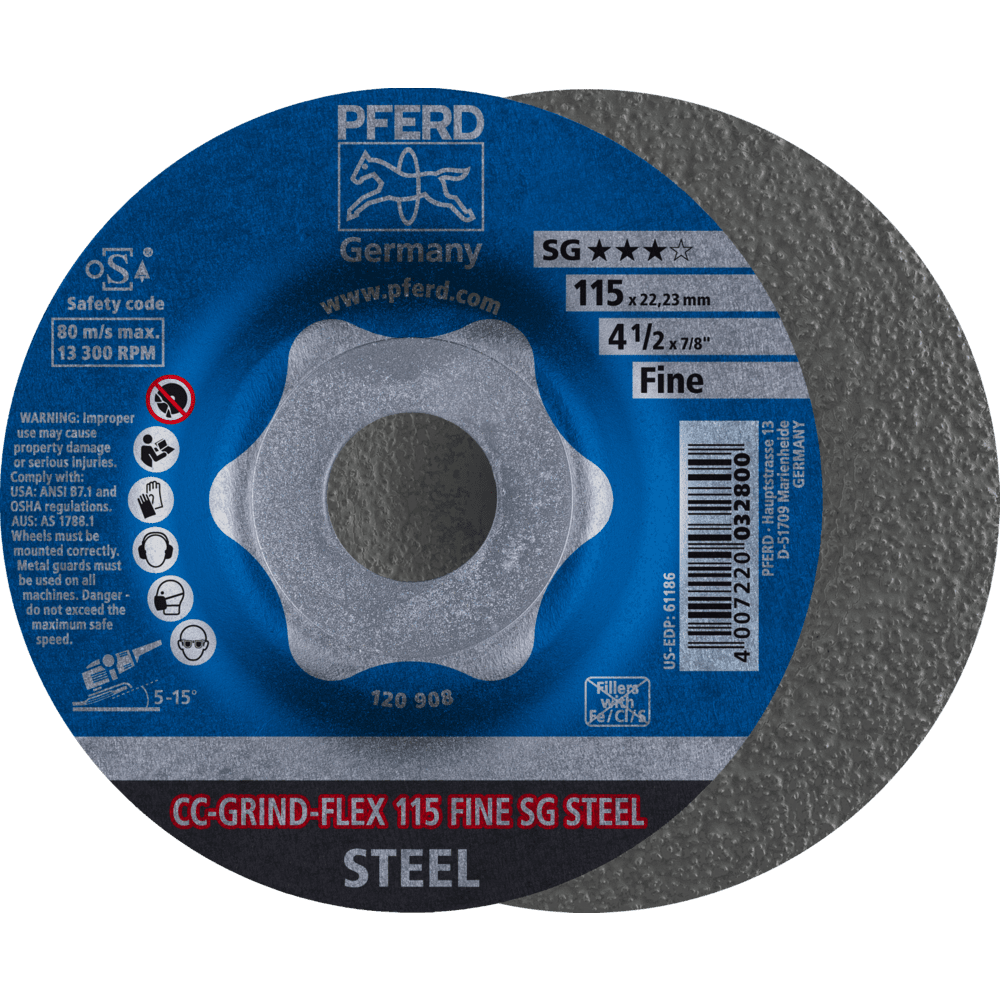 CC-GRIND FLEX 115 FINE SG STEEL 4007220032800