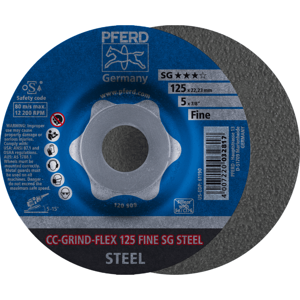 CC-GRIND FLEX 125 FINE SG STEEL 4007220032817