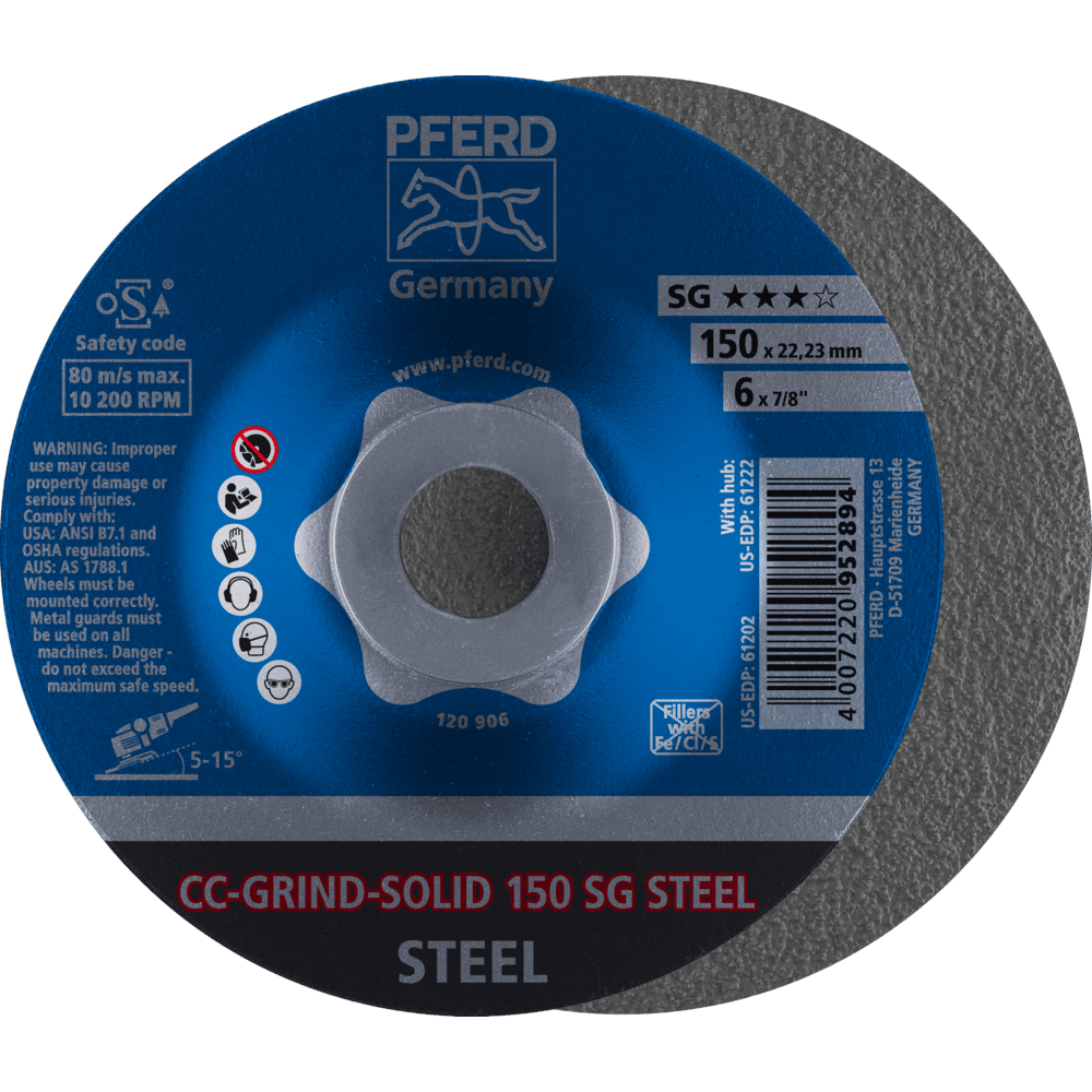CC-GRIND SOLID 150 SG STEEL 4007220952894